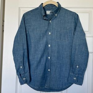 J.Crew/Crewcuts button-down chambray shirt Sz 10